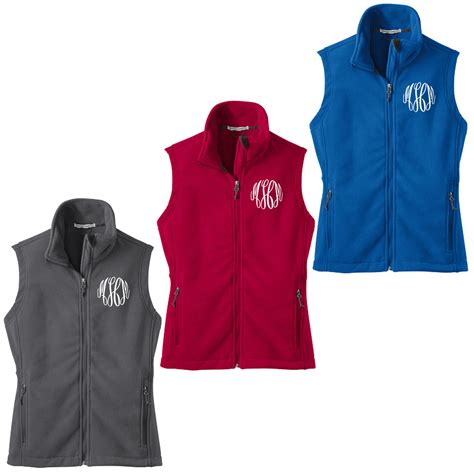monogrammed utility vest